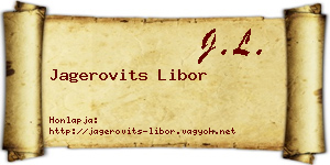 Jagerovits Libor névjegykártya